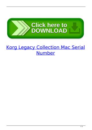 korg legacy license code keygen